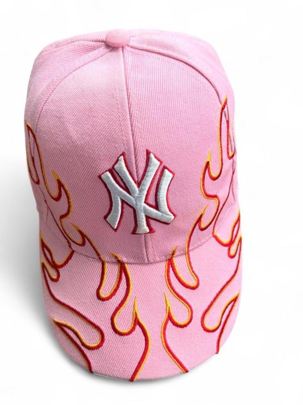 New Era Pink Flame NY Baseball Cap
